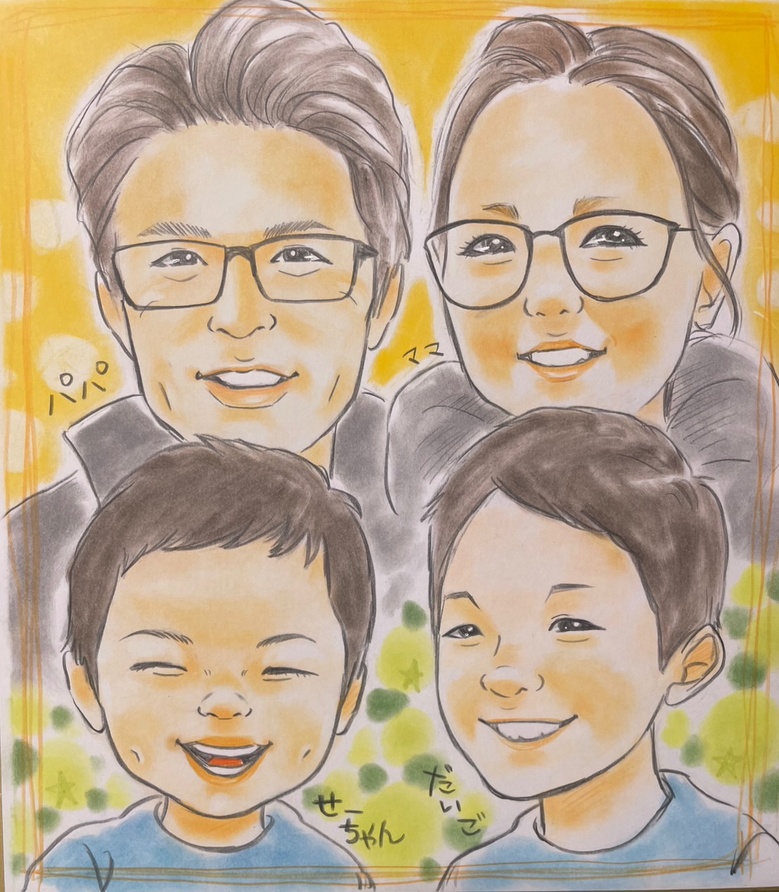 yuca｜アーティスト紹介 | 似顔絵やウェルカムボードならドサンコ